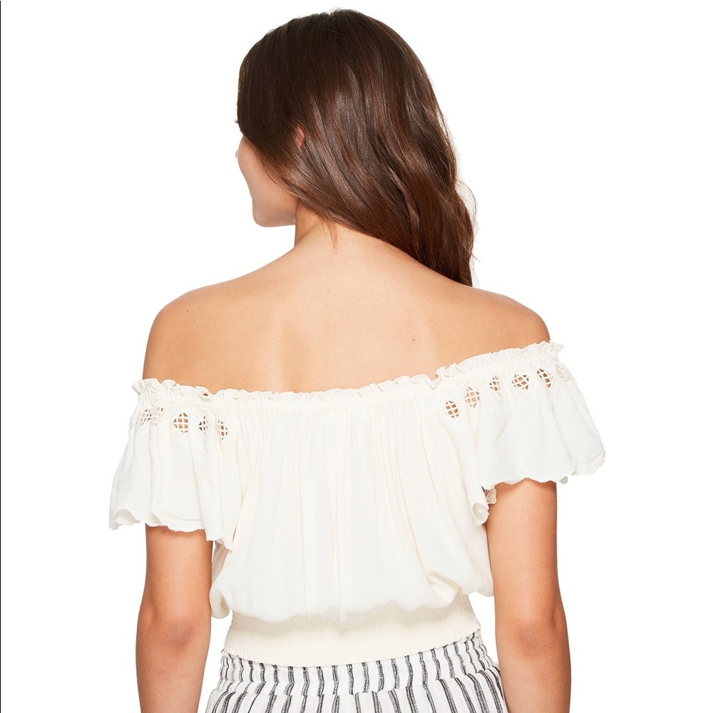 ❌CLOSEOUT SALE❌ ASTR crochet off the shoulder top - Picture 3 of 8